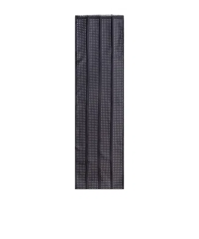 Tom Ford Polka-dot Scarf In Black