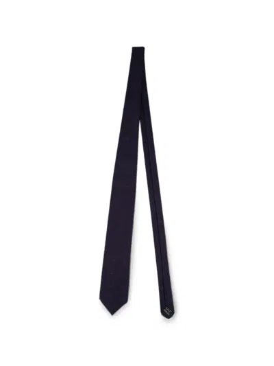 Tom Ford Polka-dot Silk Tie In Blue