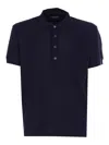 Tom Ford Polo Shirt With Button Placket And Collar In Blue