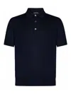 Tom Ford Logo Embroidery Cotton Polo Shirt In Blue