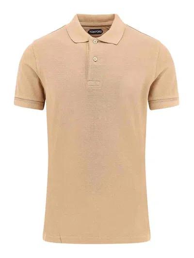 Tom Ford Polo Shirt In Marrón