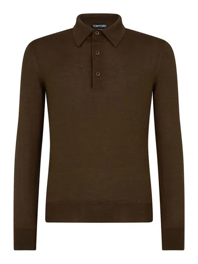 TOM FORD LONG-SLEEVED POLO SHIRT