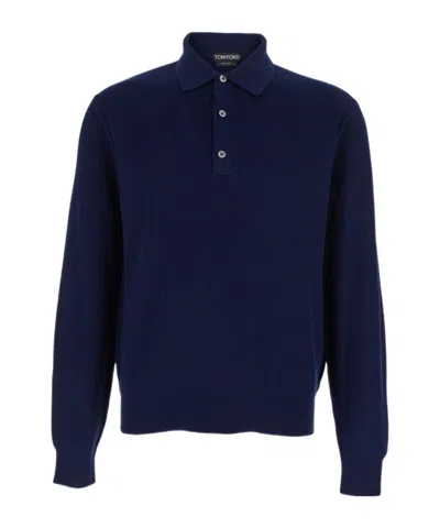 Tom Ford Polo In Blue