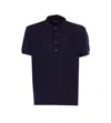 Tom Ford Polo Shirt With Button Placket And Collar In Blue