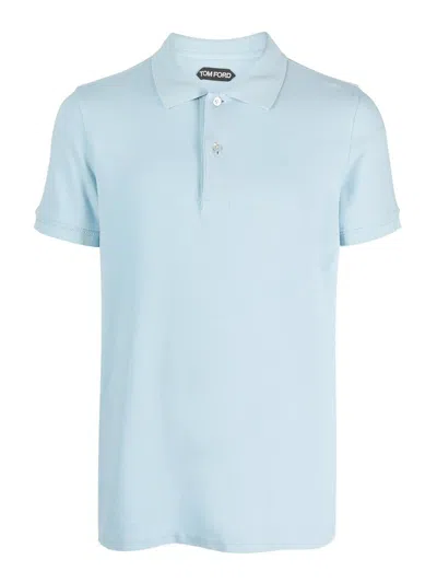 Tom Ford Polo In Blue