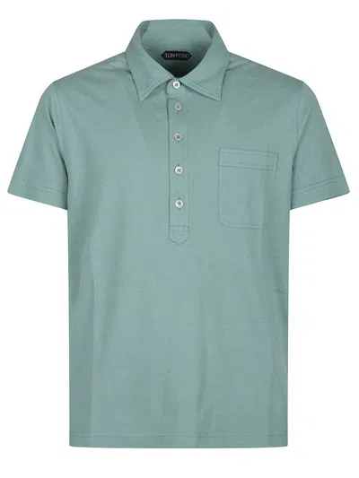 Tom Ford Polo In Green