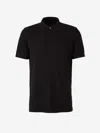 Tom Ford Black Short-sleeves Polo In Cotton Piquet Jersey