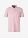Tom Ford Classic Piquet Polo With Three-button Placket In Pink