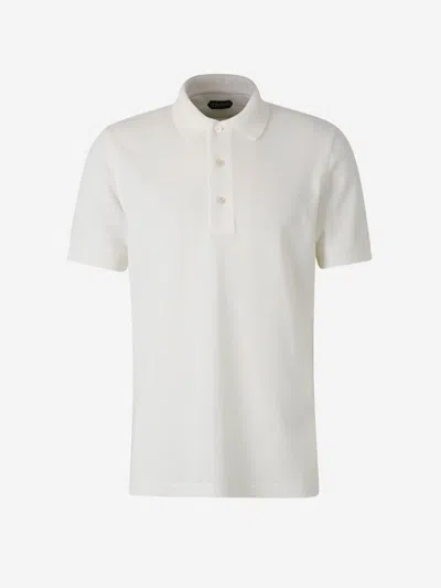 TOM FORD TOM FORD POLO LOGO PIQUE