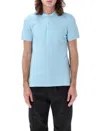 Tom Ford Sky Blue Solid Polo In Blue