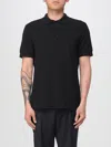 Tom Ford Black Short-sleeves Polo In Cotton Piquet Jersey