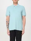 Tom Ford Toweling Cotton Blend Polo Shirt In Blue 2