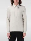Tom Ford Cotton Blend Rugby Polo In Grey