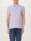 Tom Ford Short-sleeve Cotton Polo Shirt In Lila