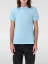 Tom Ford Tennis Cotton Piquet Polo In Sky