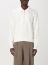 Tom Ford Structured Collar Sweater With Textured Edges In White
