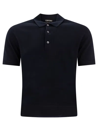 Tom Ford Polo Shirts In Blue