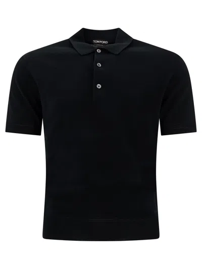 Tom Ford Polo Shirts In Black