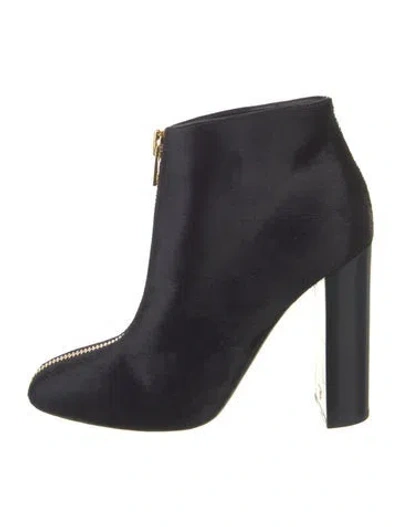 Pre-owned Tom Ford Ponyhair Boots In Black