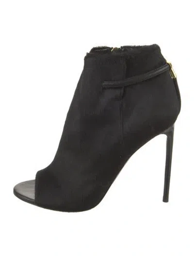 Pre-owned Tom Ford Ponyhair Boots In Black