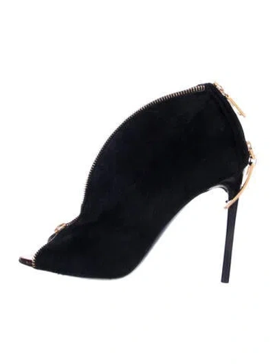 Pre-owned Tom Ford Ponyhair Pumps In Black