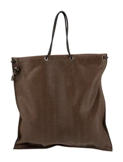 Pre-owned Tom Ford Ponyhair Tote In Brown