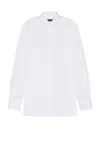 Tom Ford Slim Fit Solid Cotton Poplin Button-up Shirt In Optical White