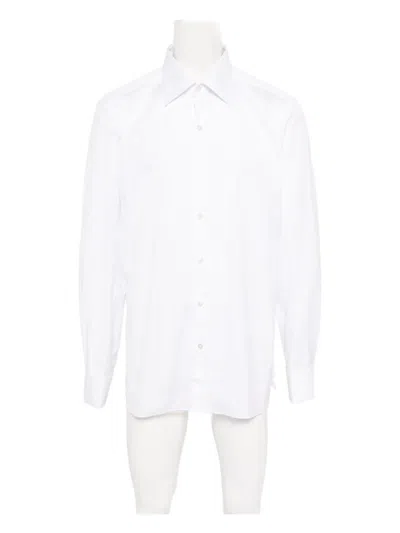 Tom Ford Poplin Shirt In White