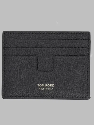 Tom Ford T Line Card Case In Black