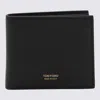 Tom Ford Logo Leather Wallet Wallets And Card Holders Black In Black
