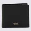Tom Ford Logo Leather Wallet Wallets And Card Holders Black In Black