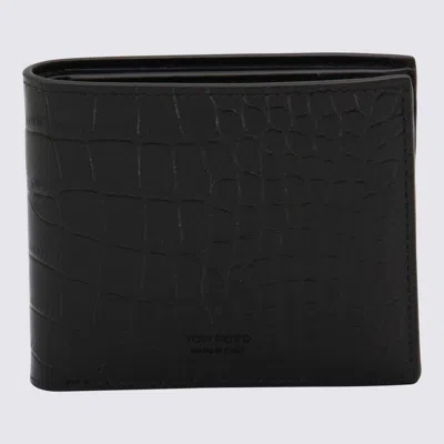 TOM FORD TOM FORD BLACK LEATHER WALLET