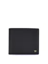 Tom Ford Saffiano Bifold Wallet In Black