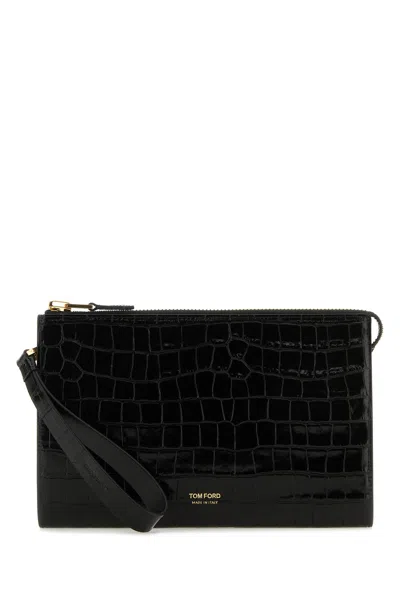 Tom Ford Pouch-tu Nd  Male In Black