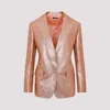 Tom Ford Tailored Jacket In Pink & Purple For Women In Pink