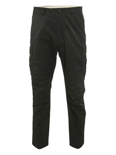 Pre-owned Tom Ford  Cotton-blend Cargo Trousers In Black