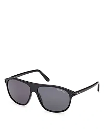 TOM FORD PRESCOTT SQUARE SUNGLASSES, 60MM
