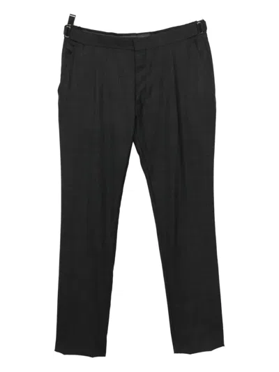 Tom Ford Press-crease Trousers In Black