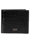 TOM FORD PRINTED ALLIGATOR CLASSIC BIFOLD WALLET