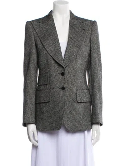 Pre-owned Tom Ford Printed Blazer In Black