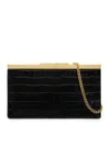 TOM FORD PRINTED CROC LEATHER LUX CLUTCH