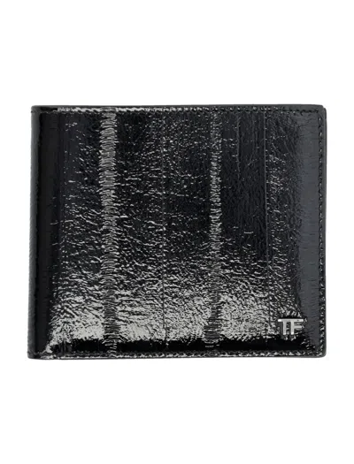 TOM FORD TOM FORD PRINTED EEL CLASSIC BIFOLD WALLET