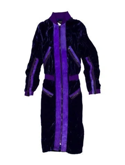 Pre-owned Tom Ford Printed Knee-length Dress In Purple