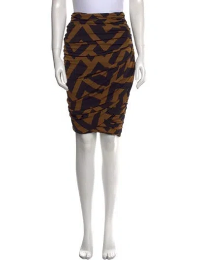Pre-owned Tom Ford Printed Knee-length Skirt
