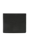 Tom Ford Printed Deer Leather Elongated T Line Classic Bifold Wallet Accessories In Black