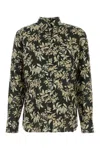 Tom Ford Printed Lyocell Shirt In Combodarkgreen