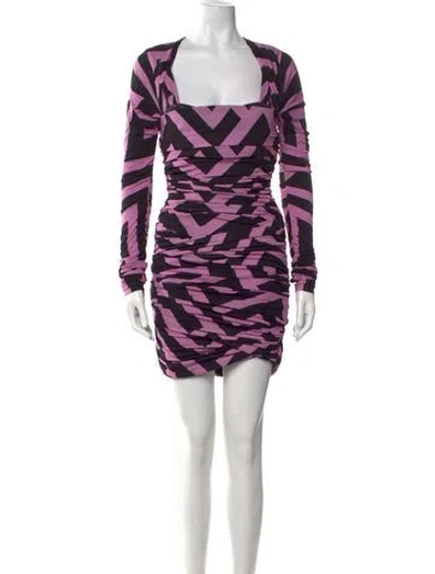 Pre-owned Tom Ford Printed Mini Dress In Multi