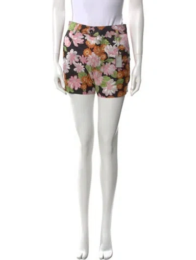 Pre-owned Tom Ford Printed Mini Shorts In Black