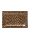 Tom Ford Phyton-print Leather Card Holder