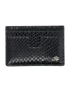 Tom Ford T-line Leather Cardholder In Black